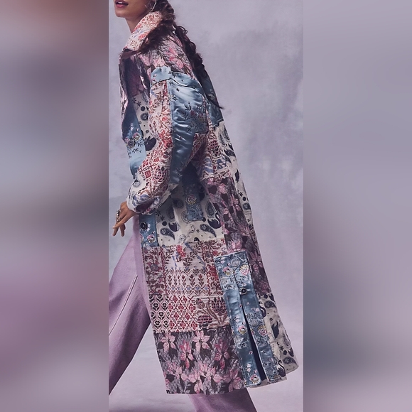 Free People Jackets & Blazers - Golden Hour Jacquard Coat,Color Blossom Combo